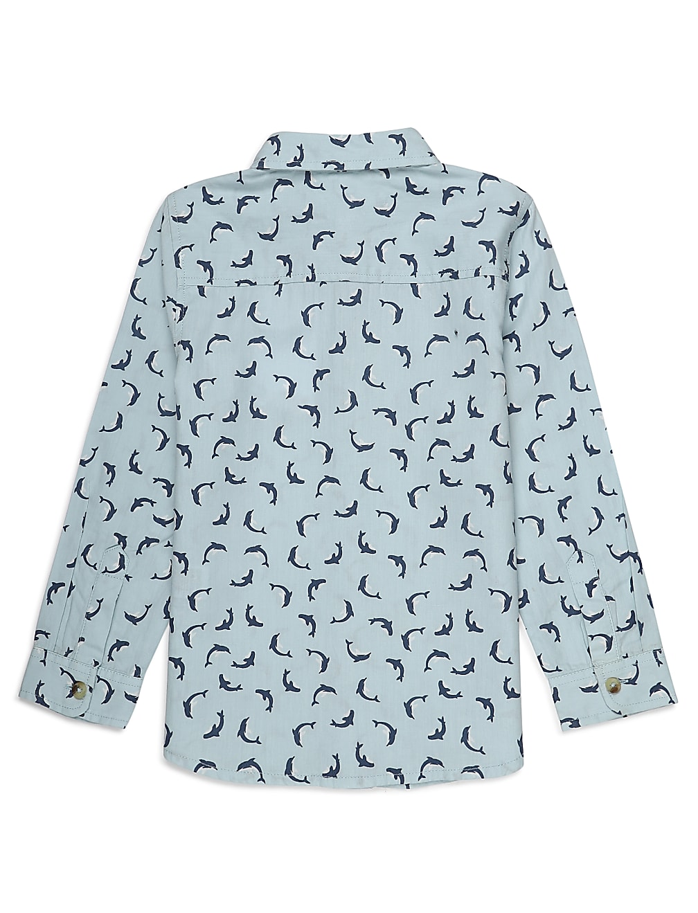Pure Cotton Printed Spread Collar Shirt