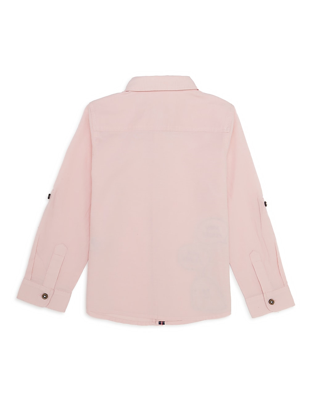 Pure Cotton Embroidered Spread Collar Shirt