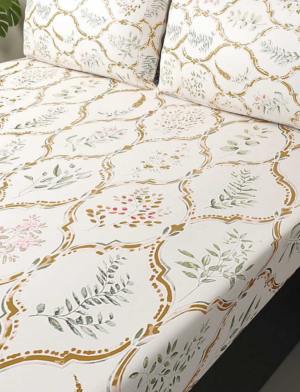 Pure Cotton Printed Bedsheet Set