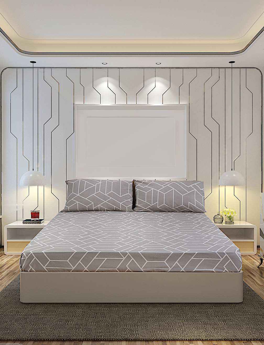 Cotton Mix King Bedsheet Set