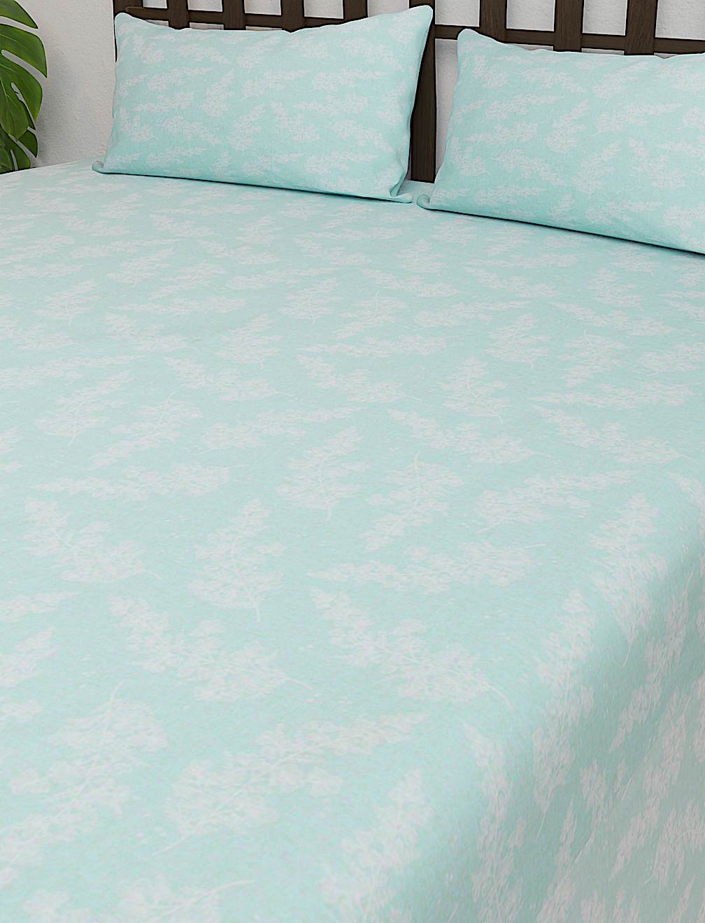 Cotton Mix Printed King Size Bedsheet Set
