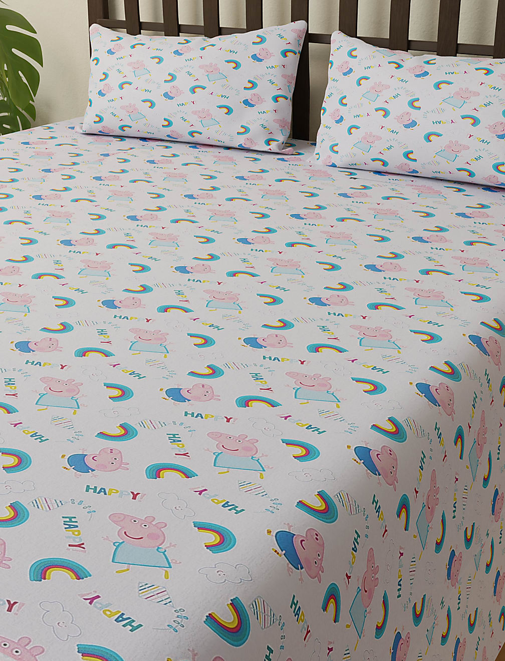 Pure Cotton Printed Single Bedsheet Set
