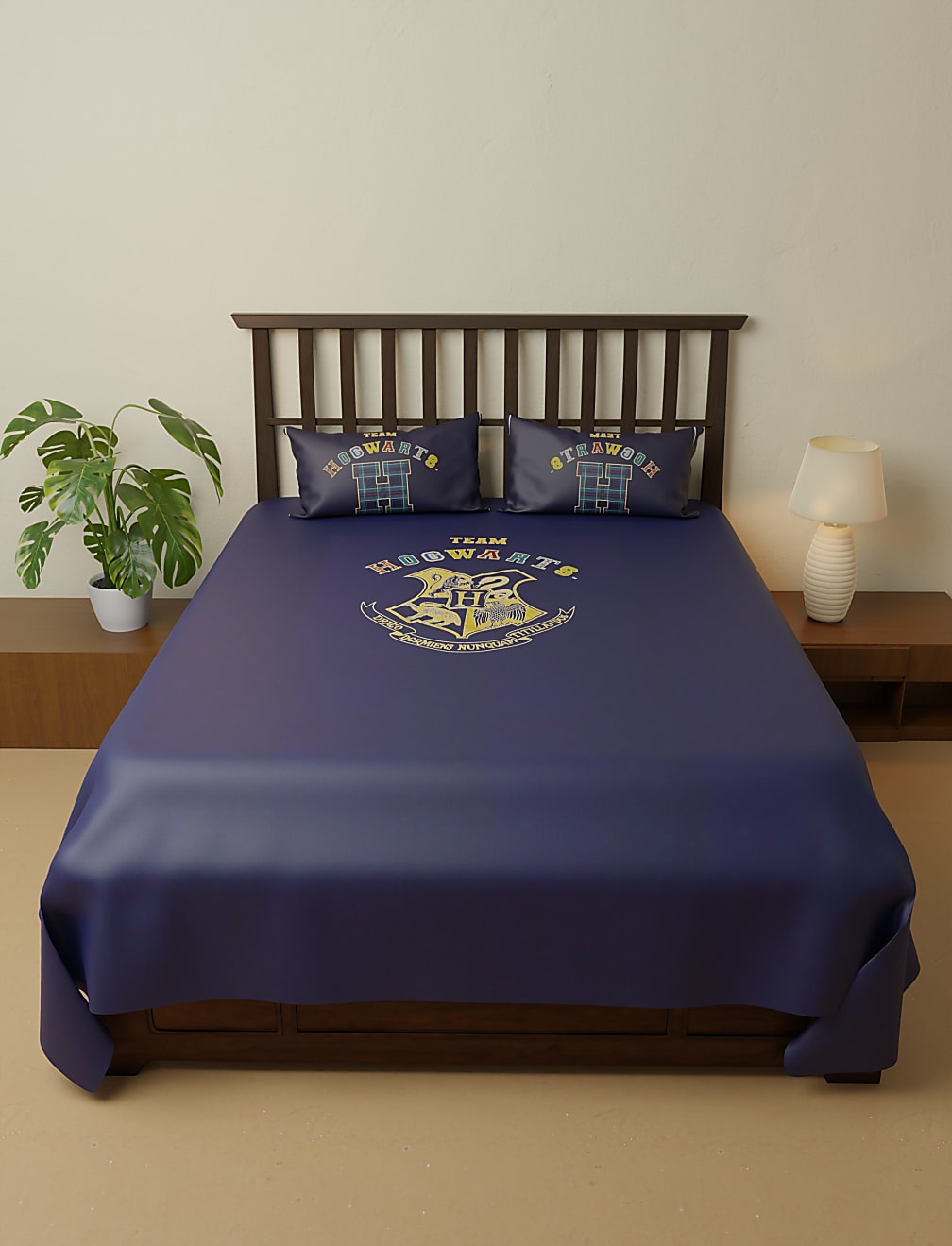 Cotton Mix Printed Bedsheet Set
