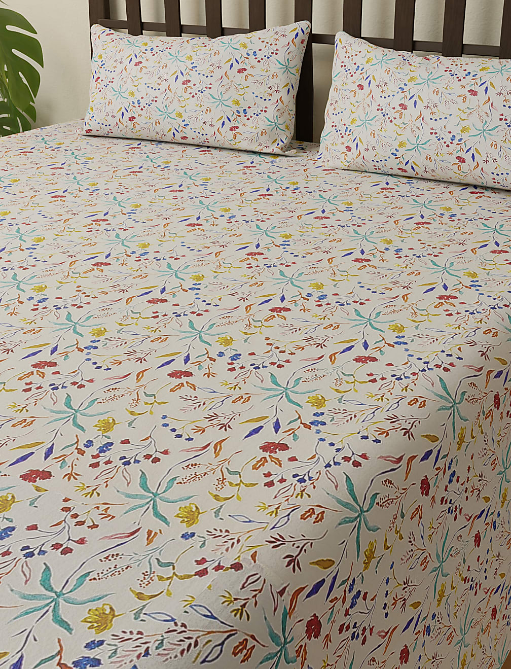 Pure Cotton King Size Bedsheet Set