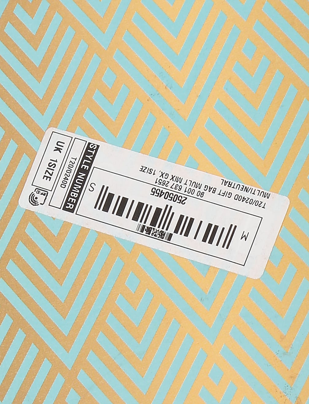 Geometric Print Gift Box