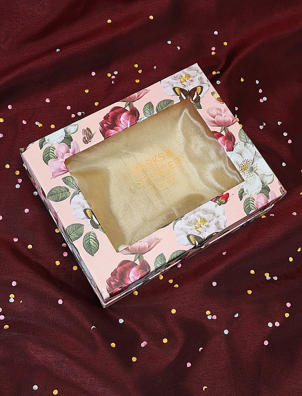 Floral Print Gift Box (Pink)