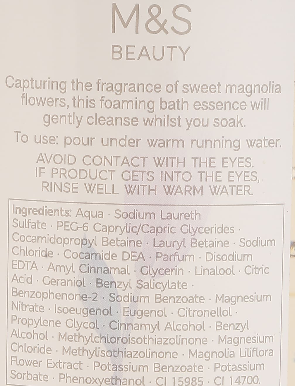 Magnolia Moisture Rich Bath Essence