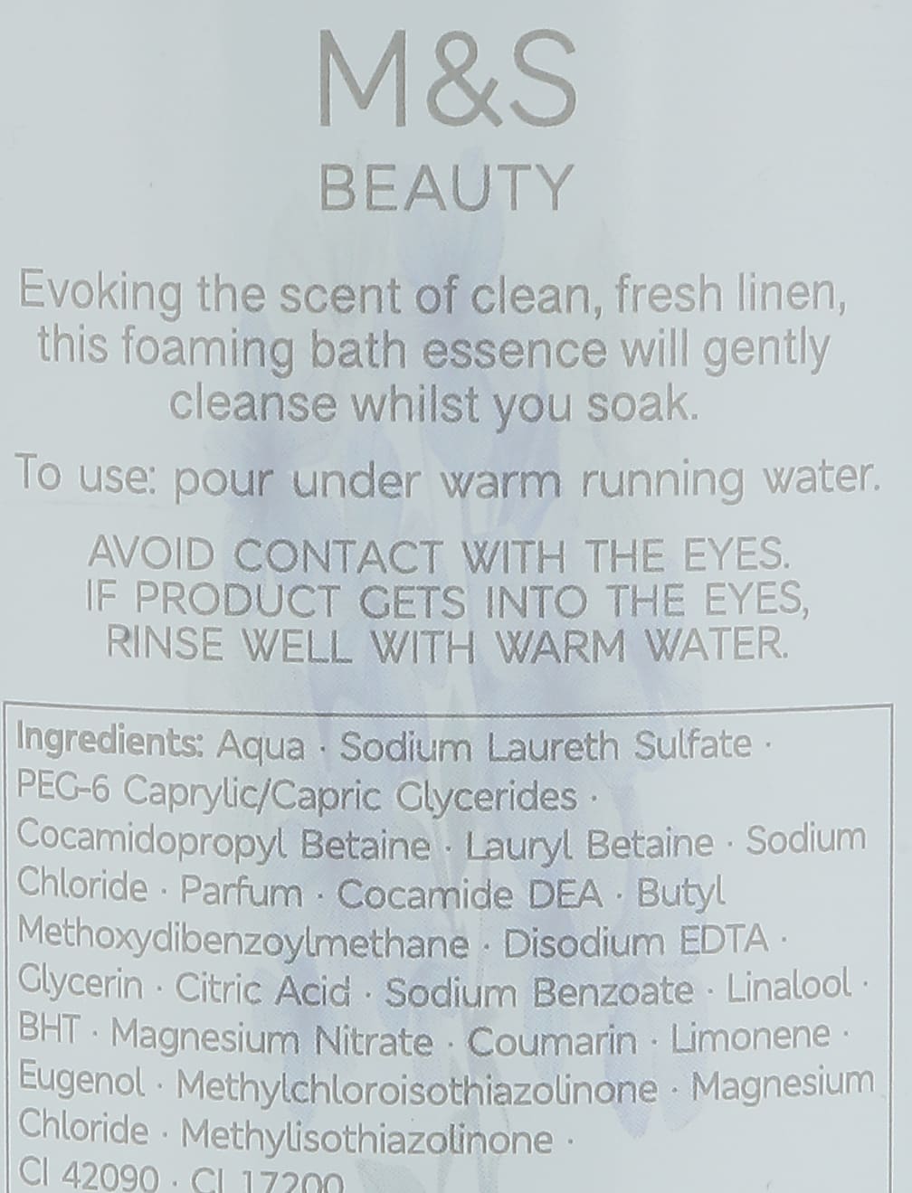 China Blue Moisture Rich Bath Essence
