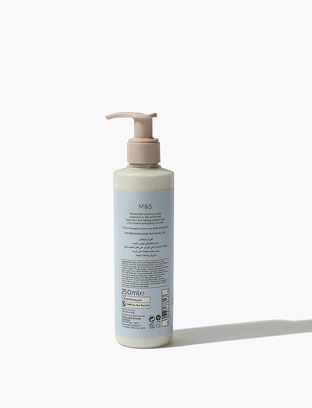 Geranium Hand & Body Lotion 250ml