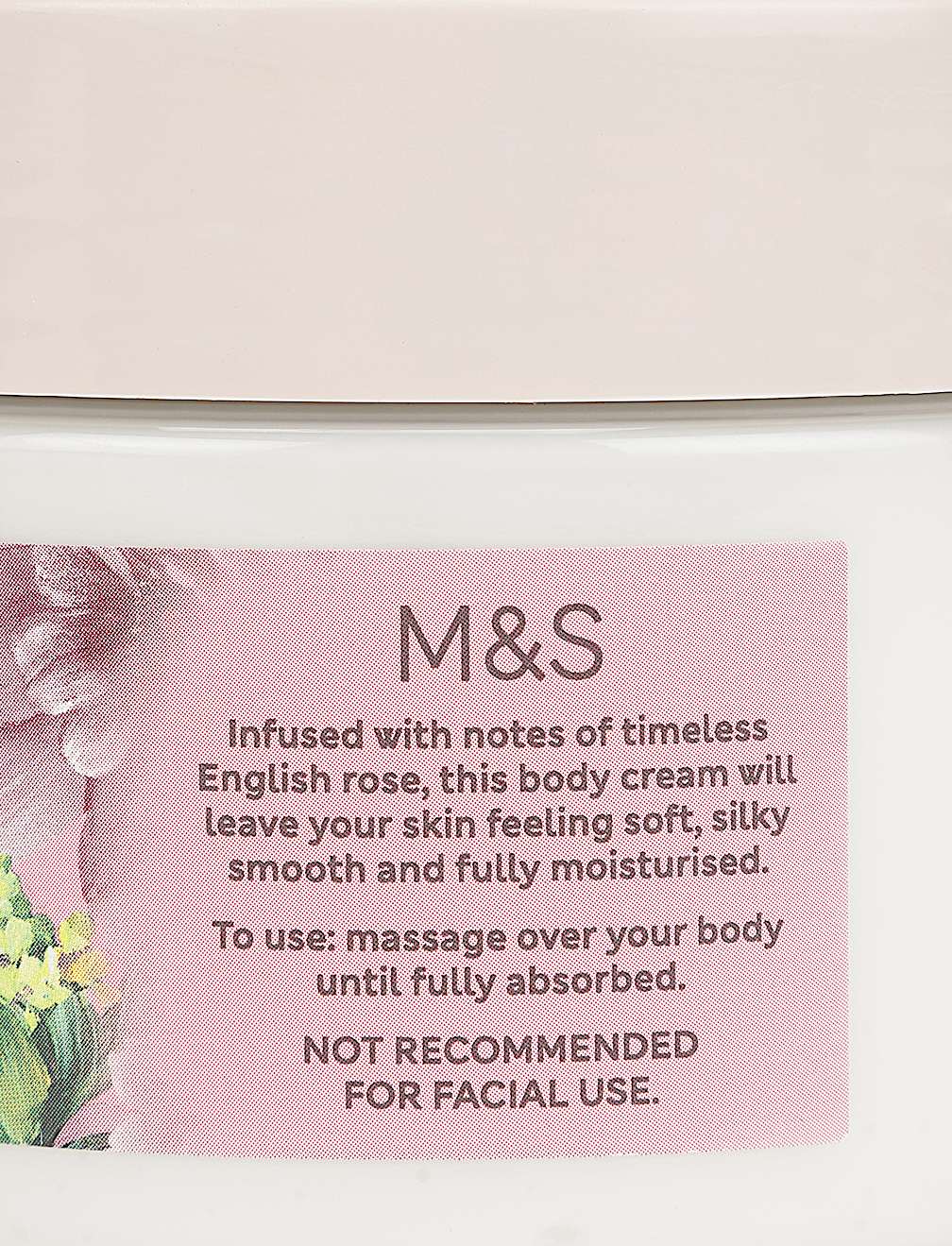 Rose Moisturising Body Cream 250ml