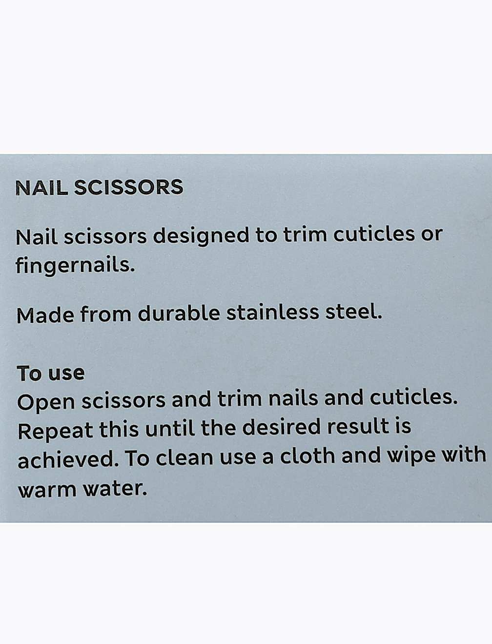 Snip It Nail Scissors