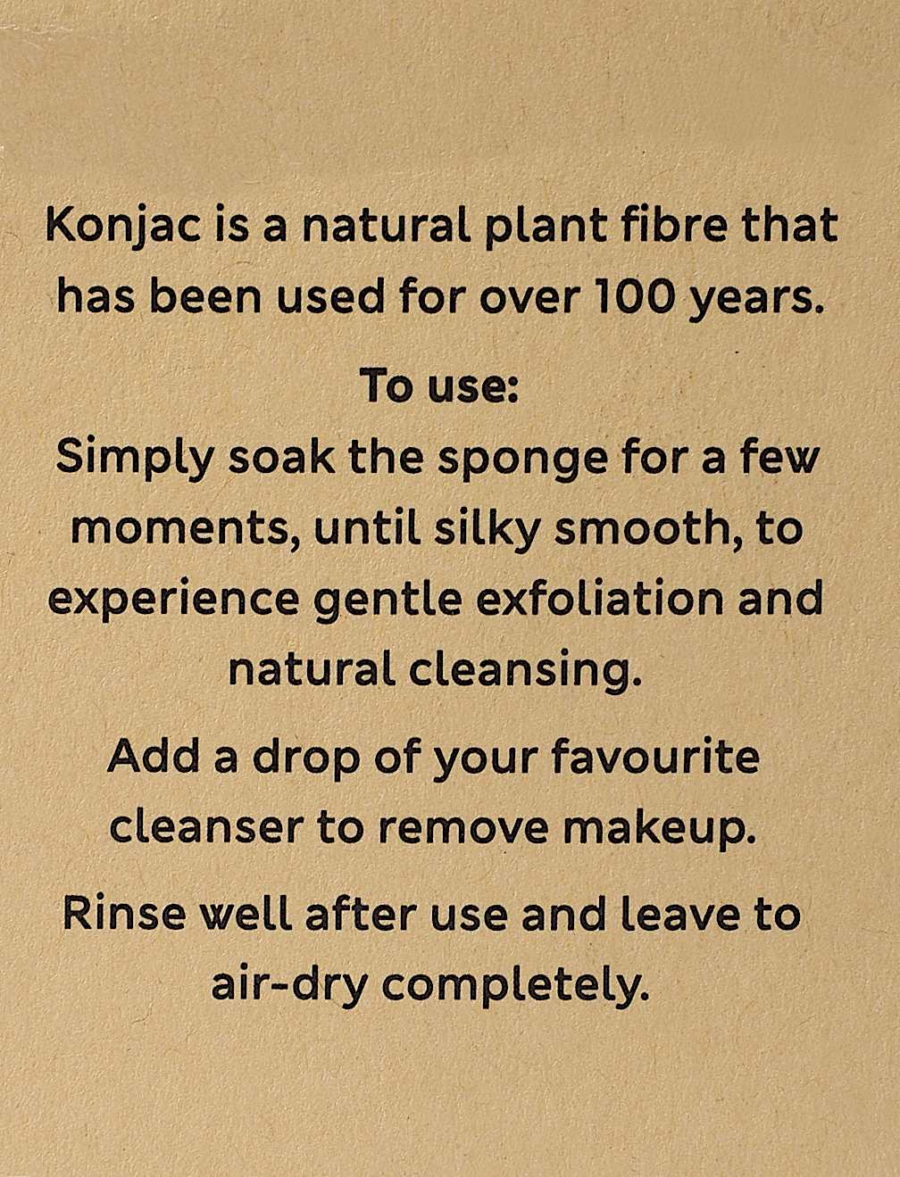 Pack of 2 Natural Konjac Sponges