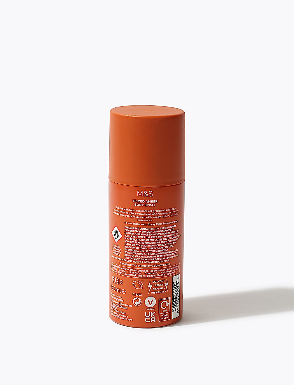 Spiced Amber Body Spray 150ml
