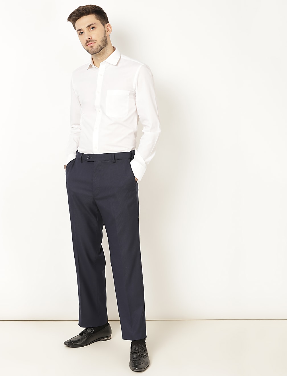 Striped Regular Fit Trouser