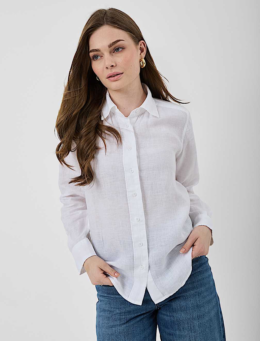 Pure Linen Regular Fit Shirt
