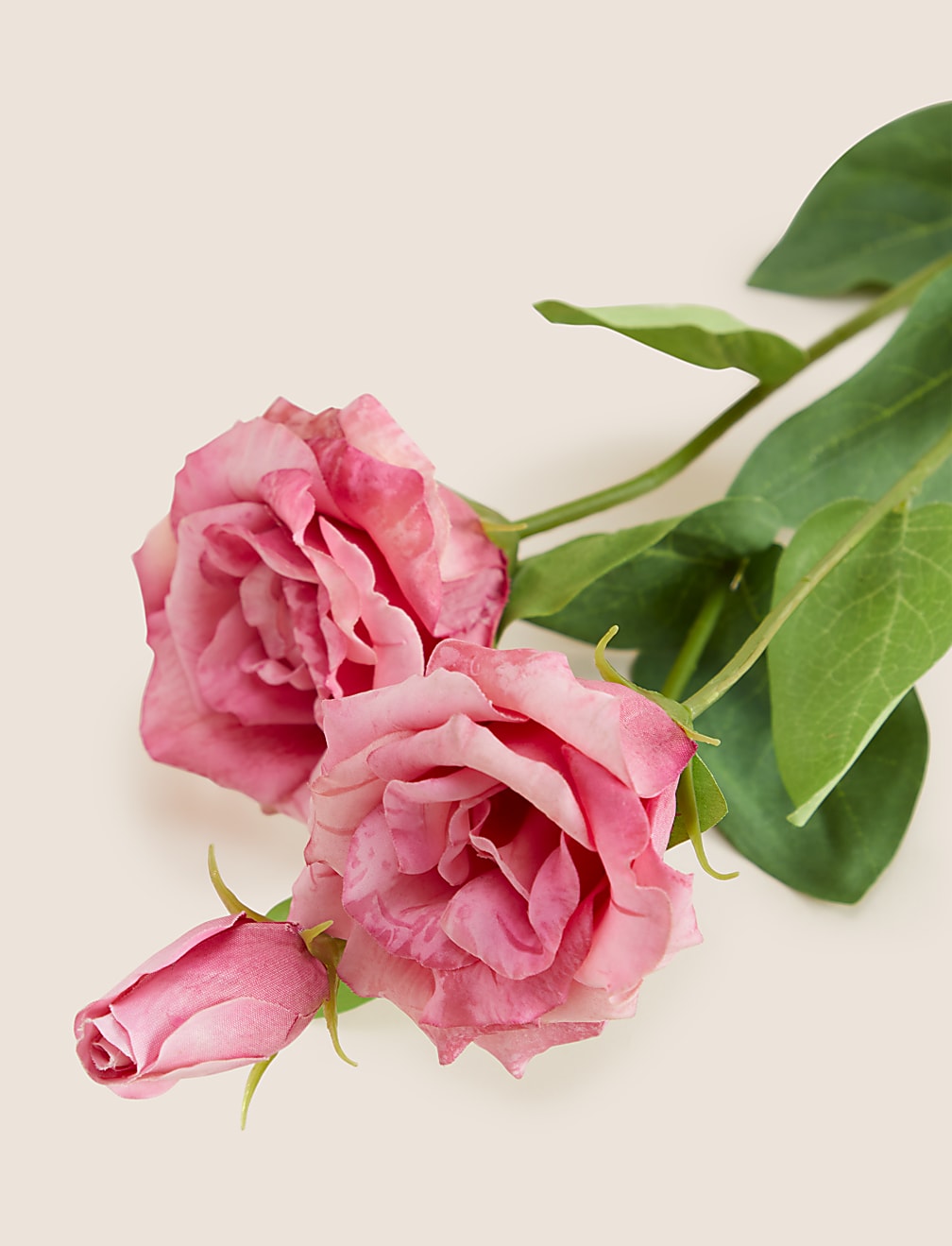 Set of 2 Artificial Real Touch Lisianthus Stems