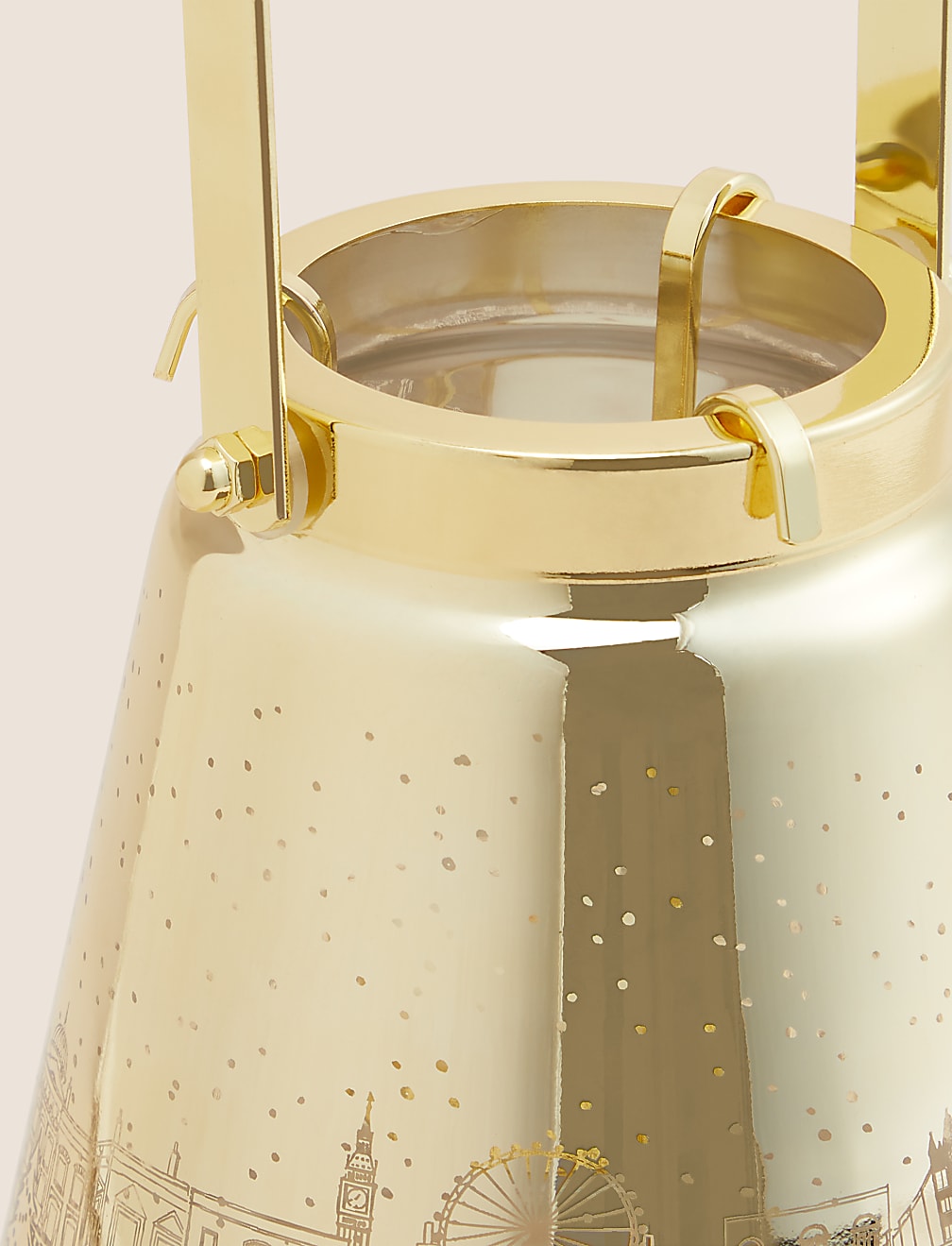 Winter Town Scene Lantern