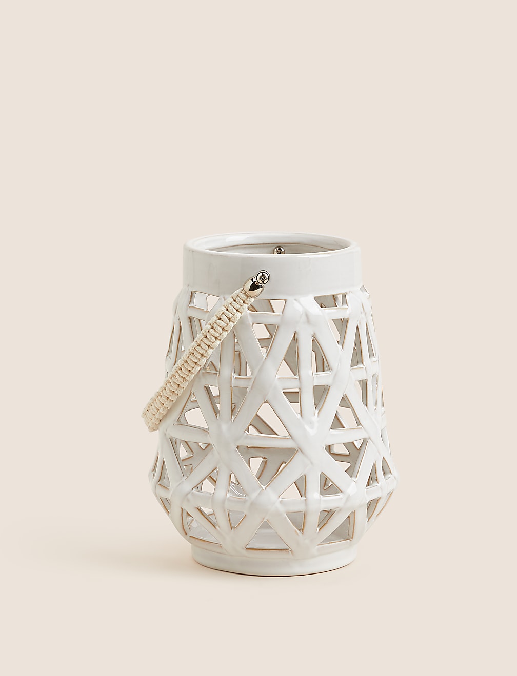 Cutaway Rope Handle Large Lantern