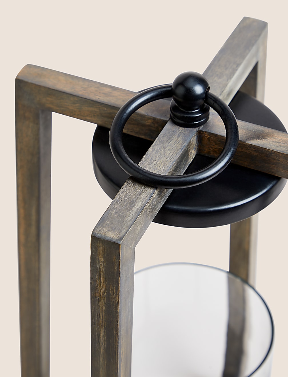 Wooden Frame Lantern