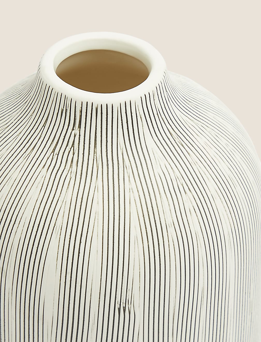 Medium Linear Striped Vase