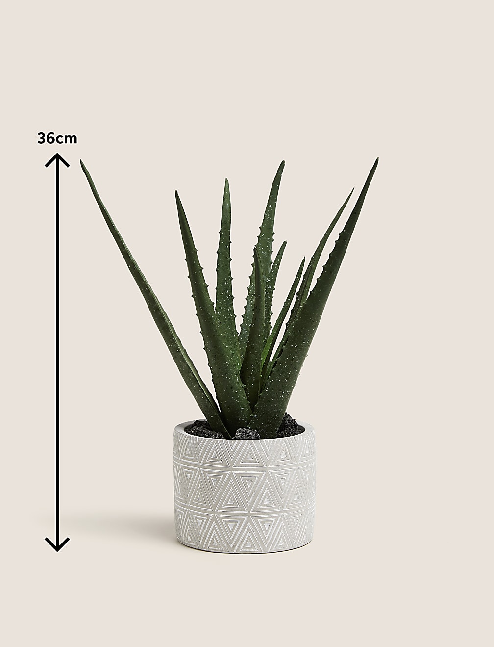 Artificial Aloe Plant in Pot