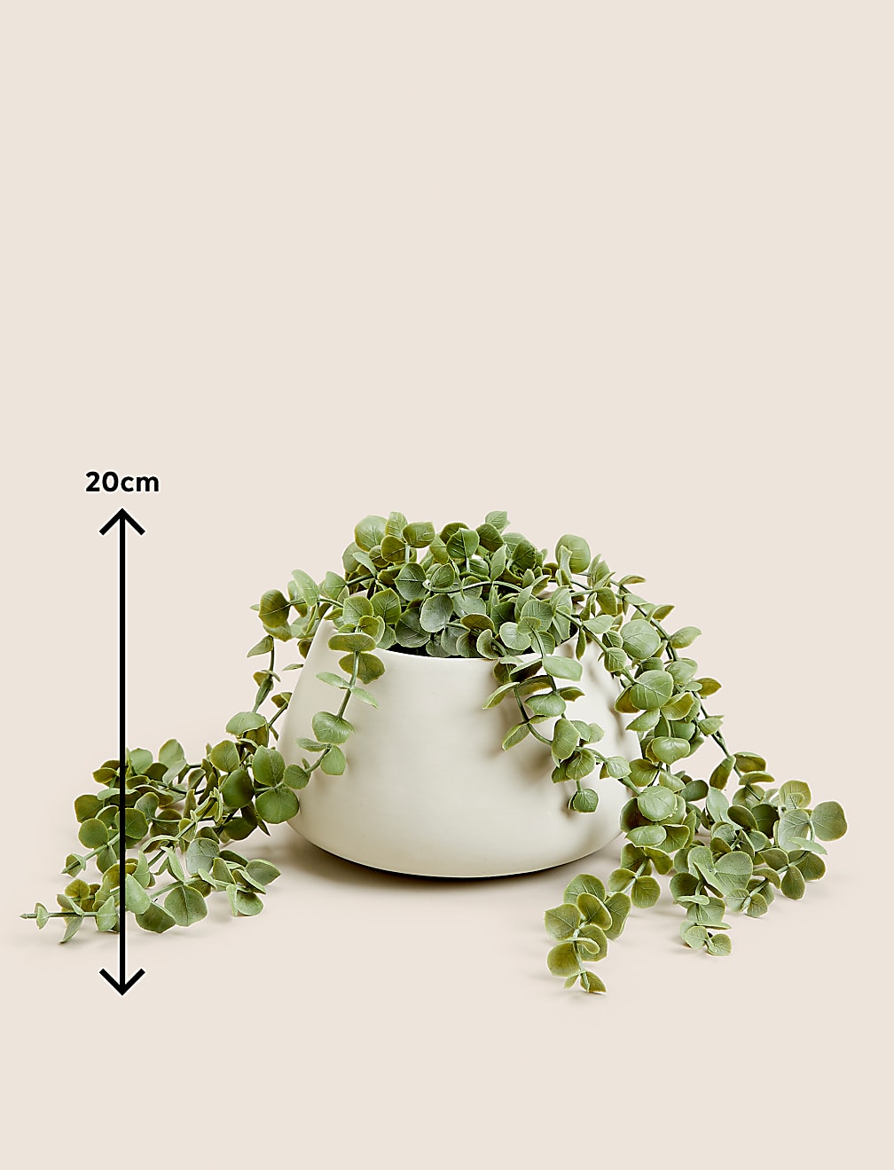 Artificial Trailing String of Hearts Plant