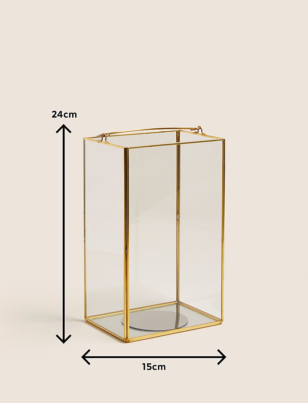 Glass Small Lantern