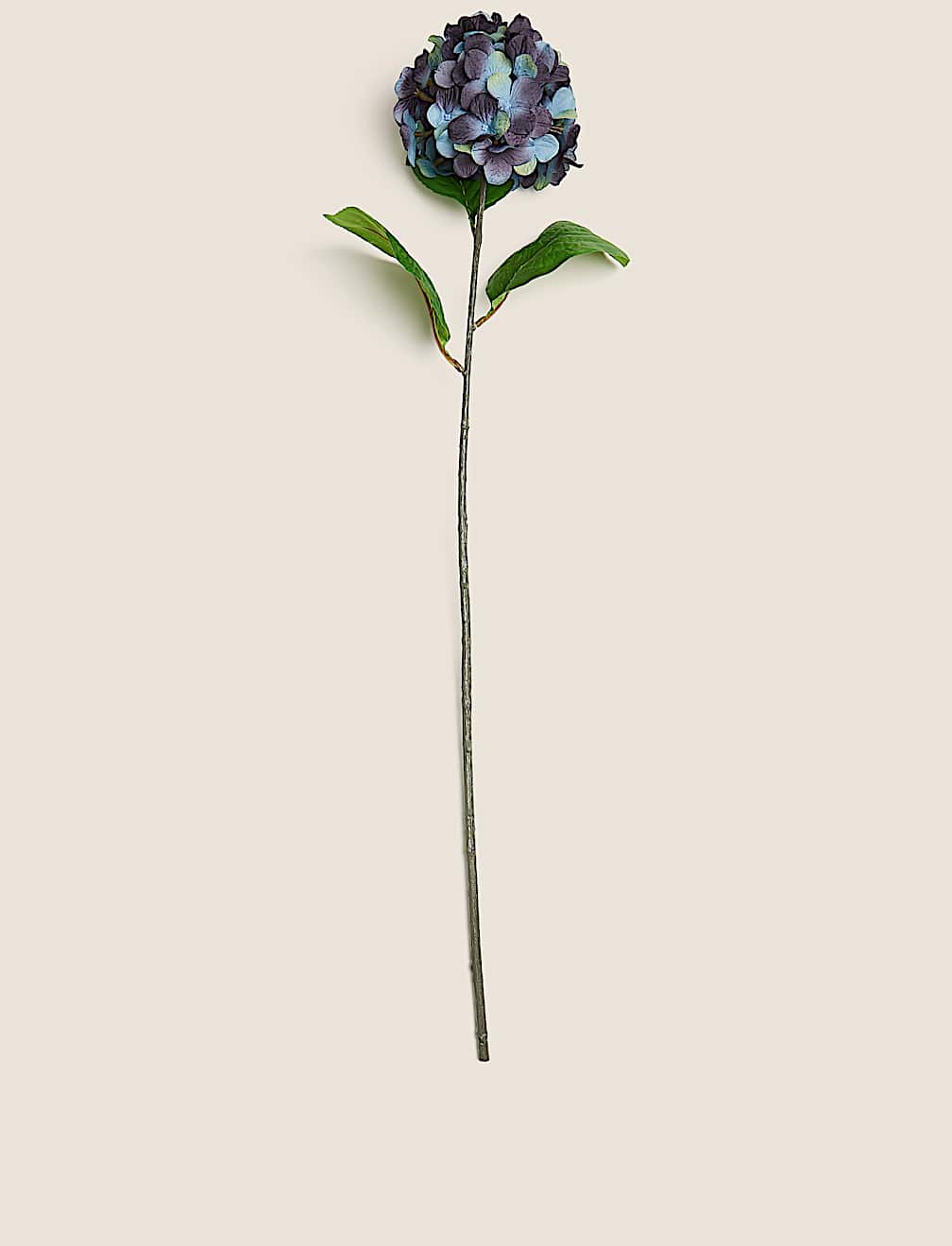 Set of 3 Artificial Hydrangea Single Stems