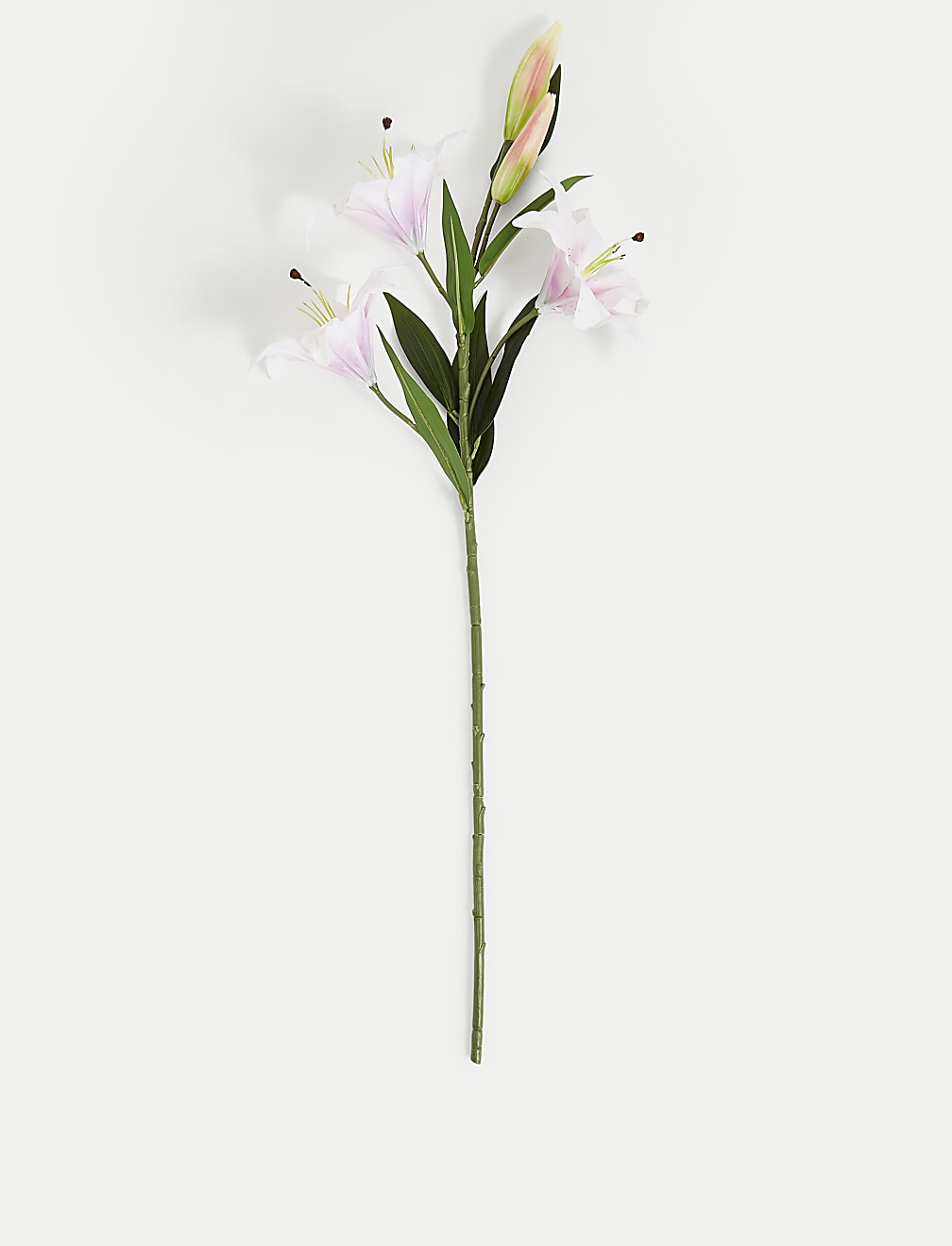 Set of 2 Artificial Large Stargazer Lilies
