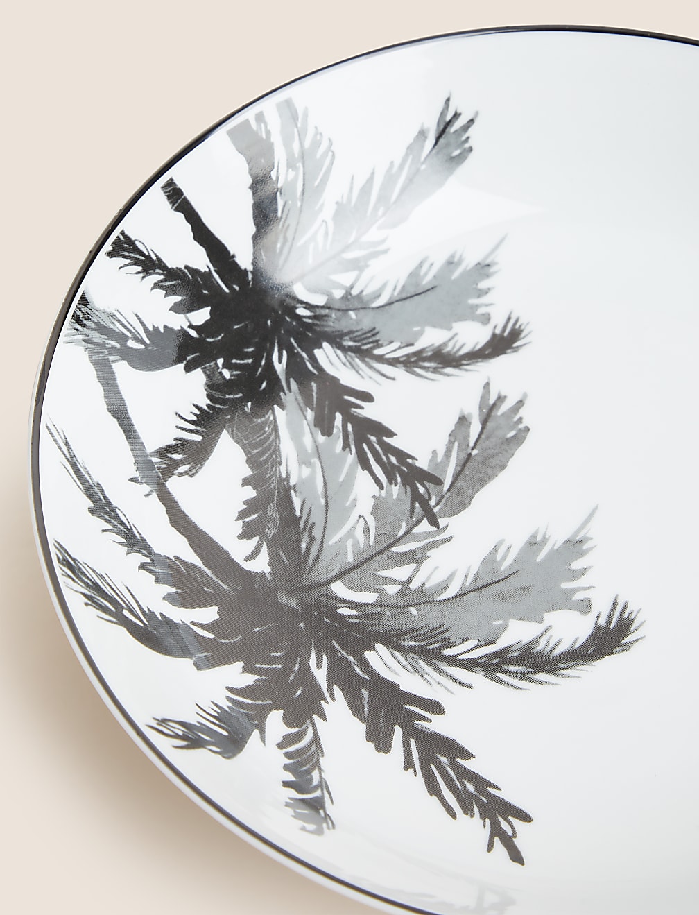 Set of 4 Palm Pasta Bowls