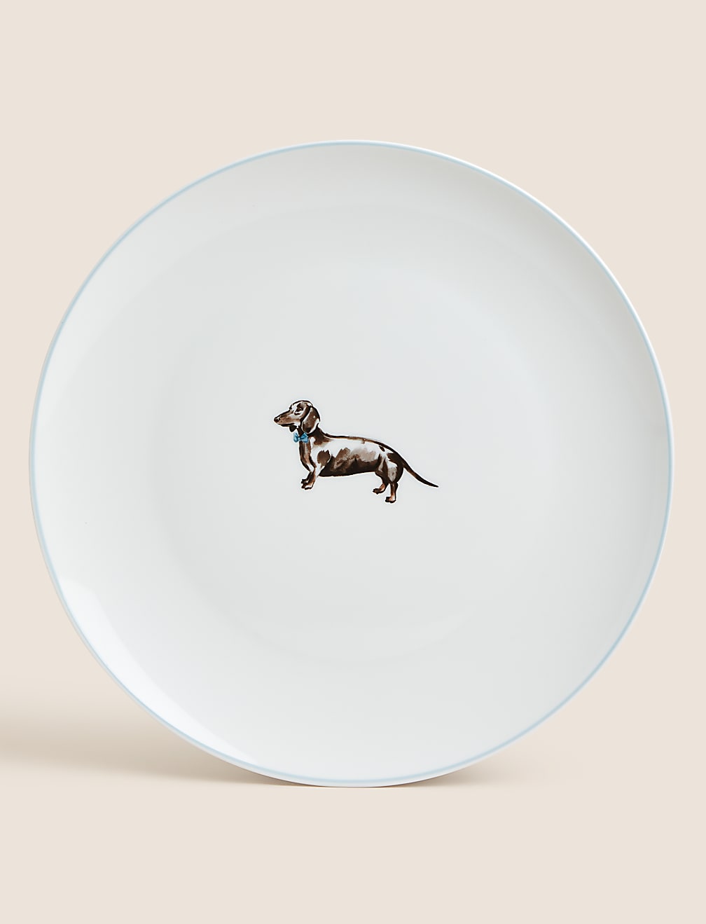 12 Piece Dachshund Dinner Set