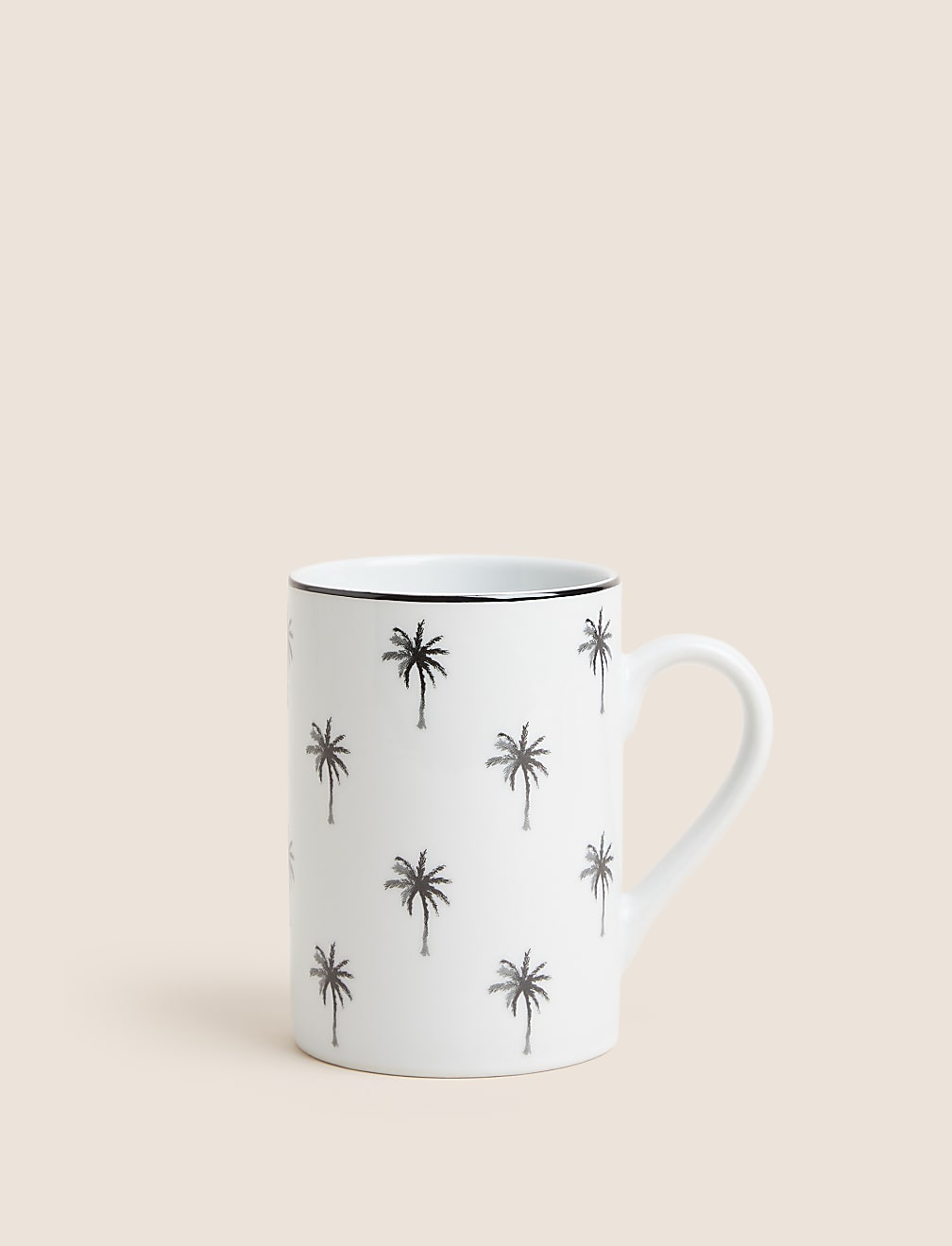 Set of 4 Palm Tree Mugs