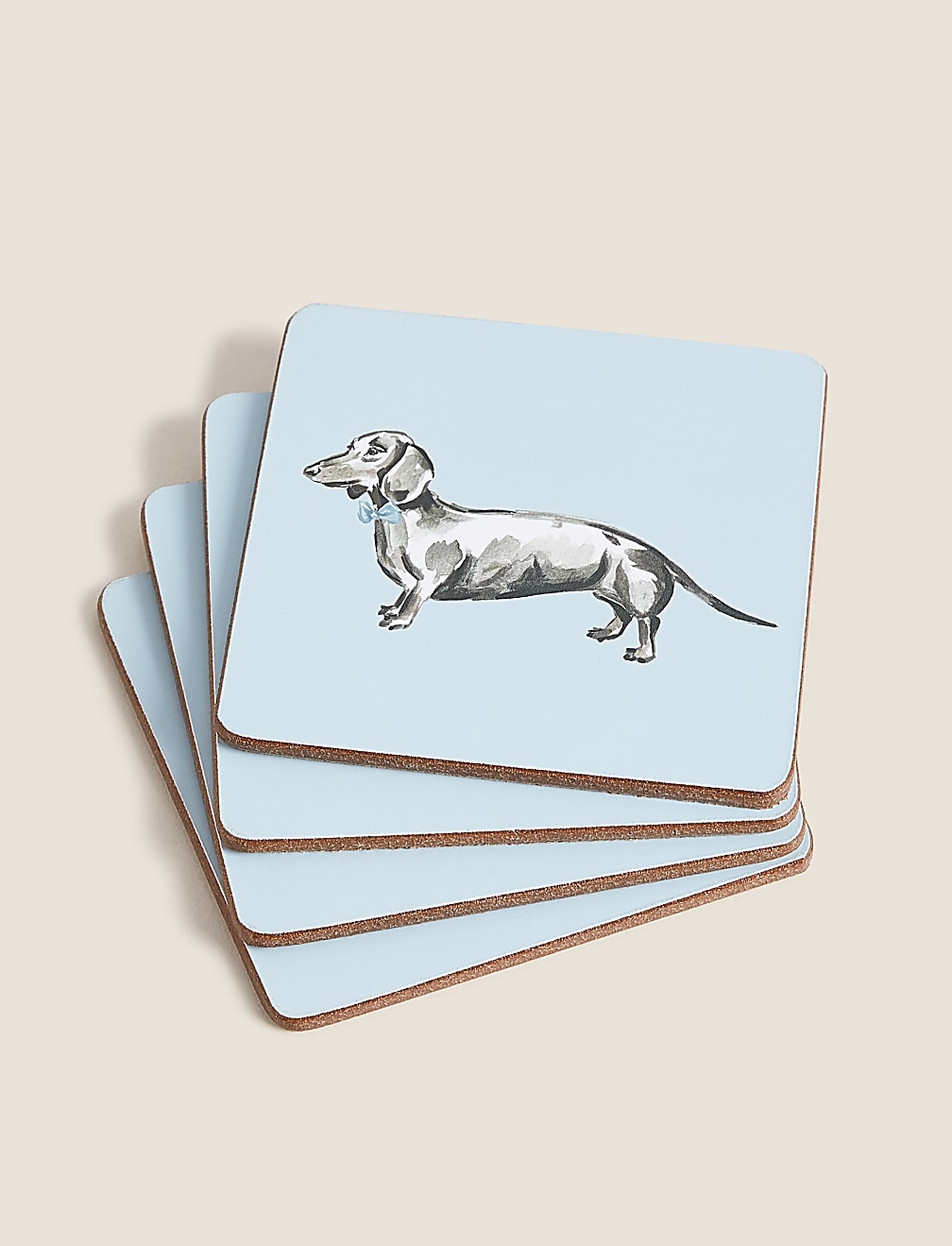 Set of 8 Dachshund Placemats & Coaster