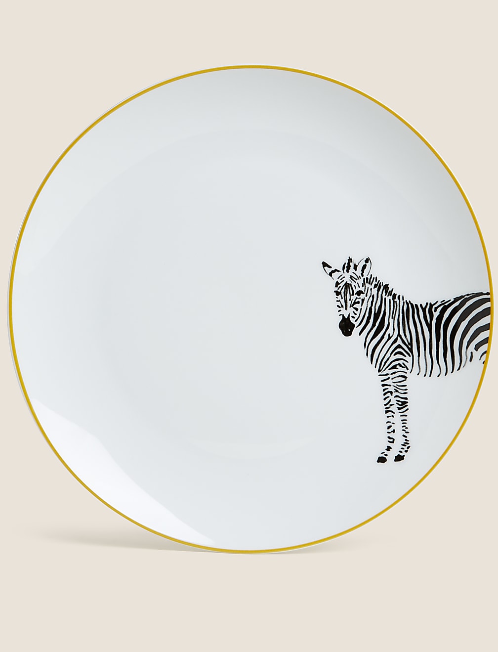 12 Piece Zebra Dinner Set