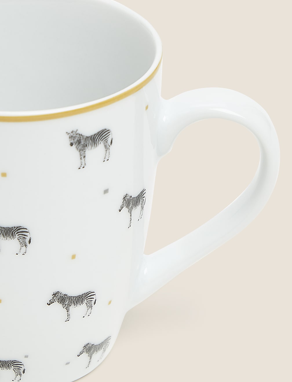 Set of 4 Zebra Mugs