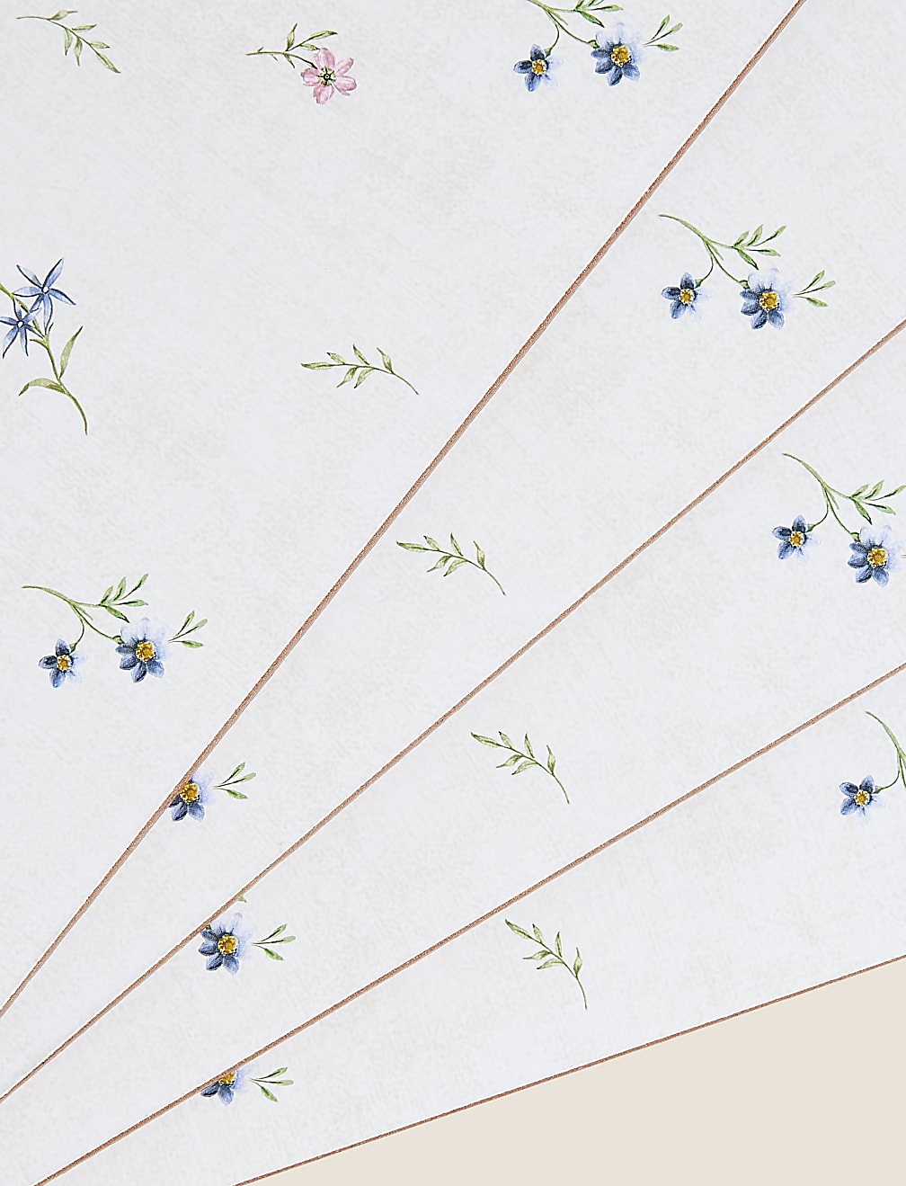 Set of 4 Floral Placemats & 4 Coasters