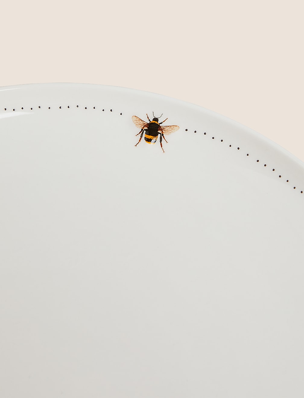 Set of 2 Bee Dinner Plates