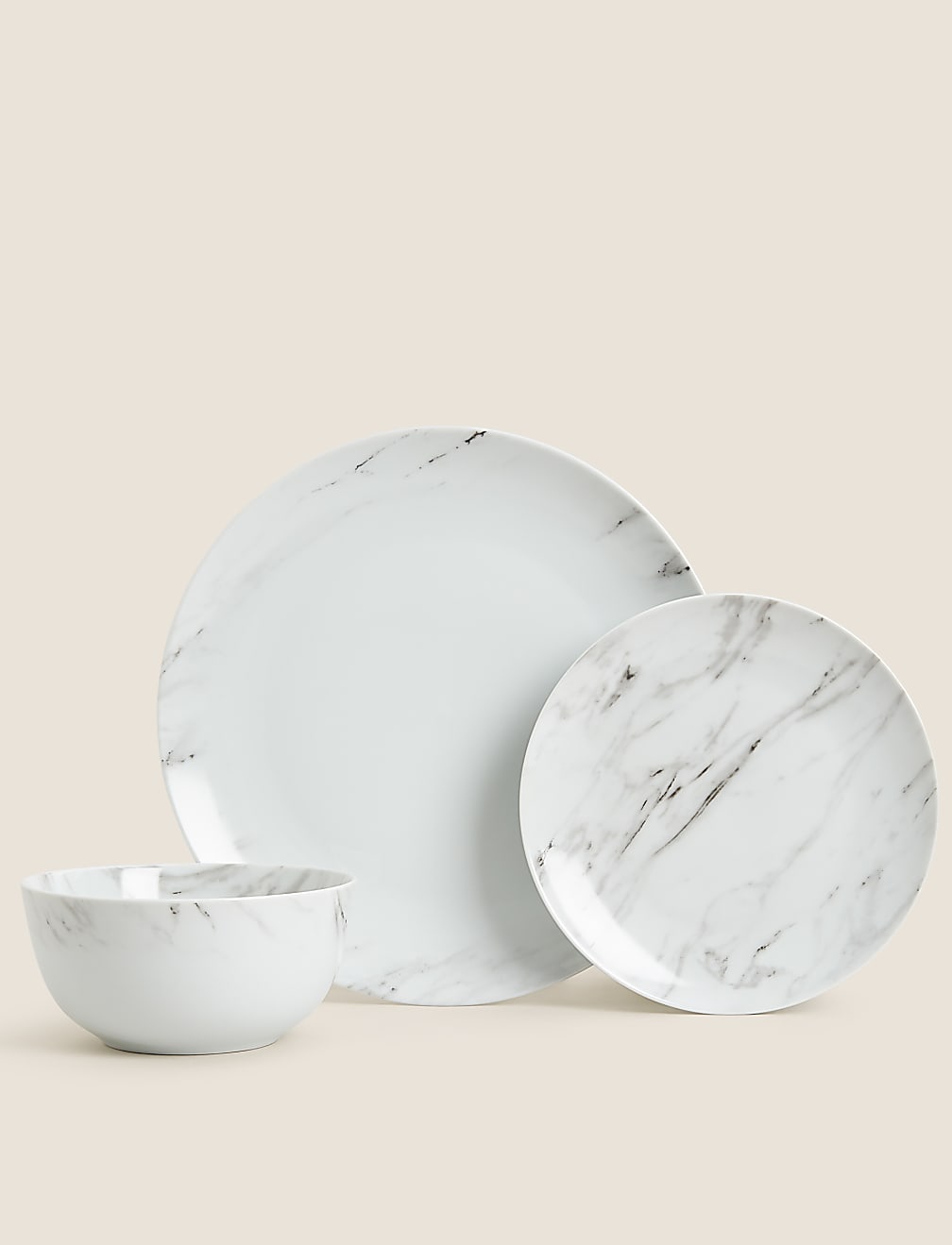 Buy 12 Piece Marble Dinner Set at Marks Spencer