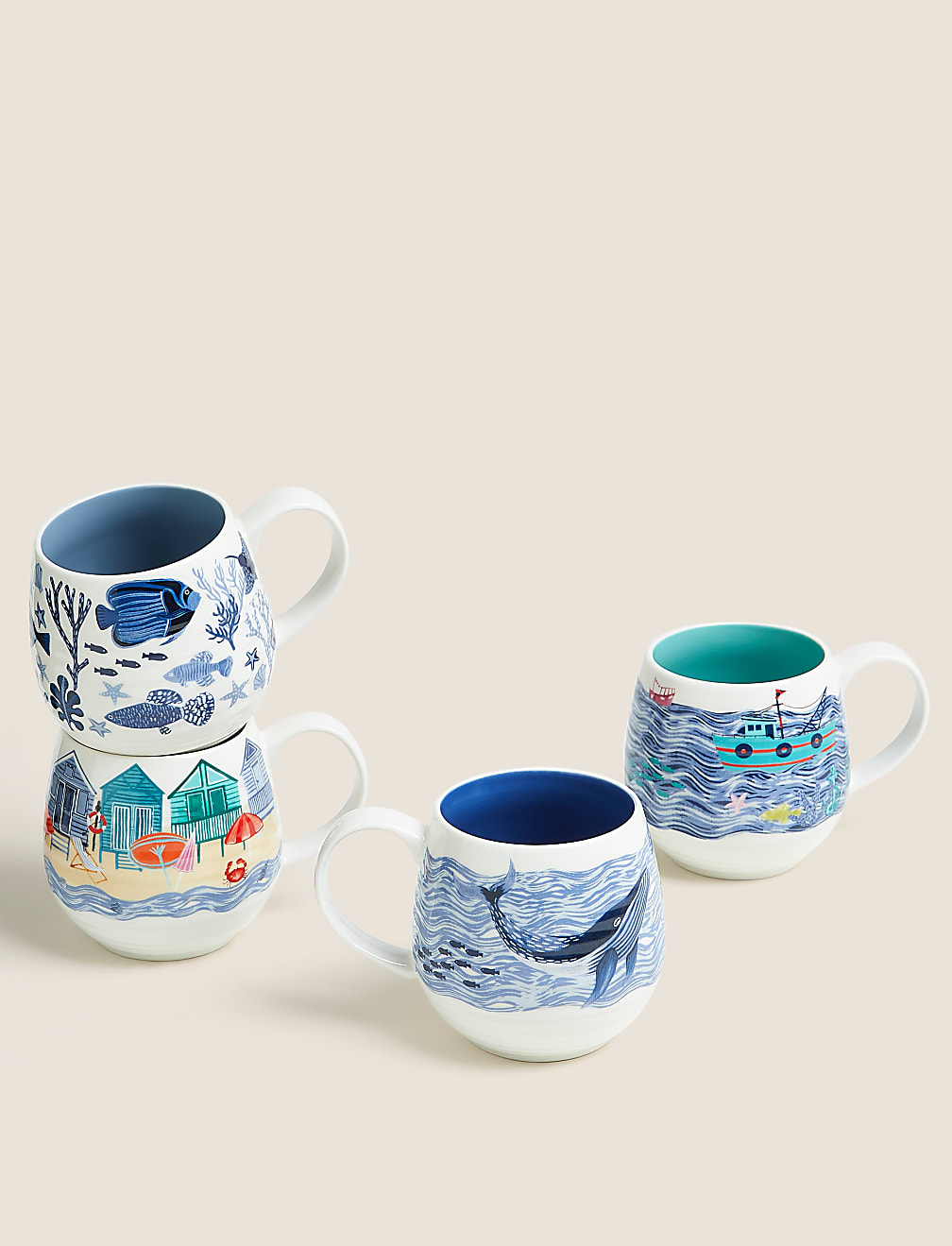 Beach Huts Mug