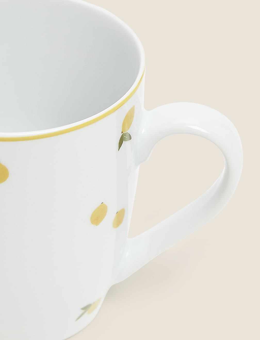 Set of 4 Lemon Mugs