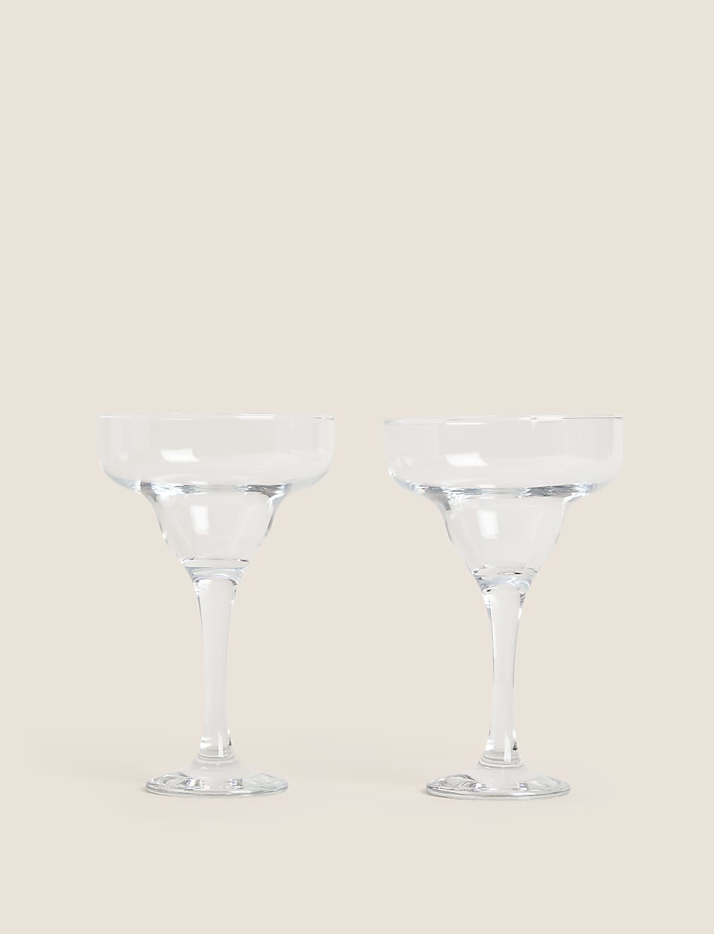 Set of 2 Margarita Glasses