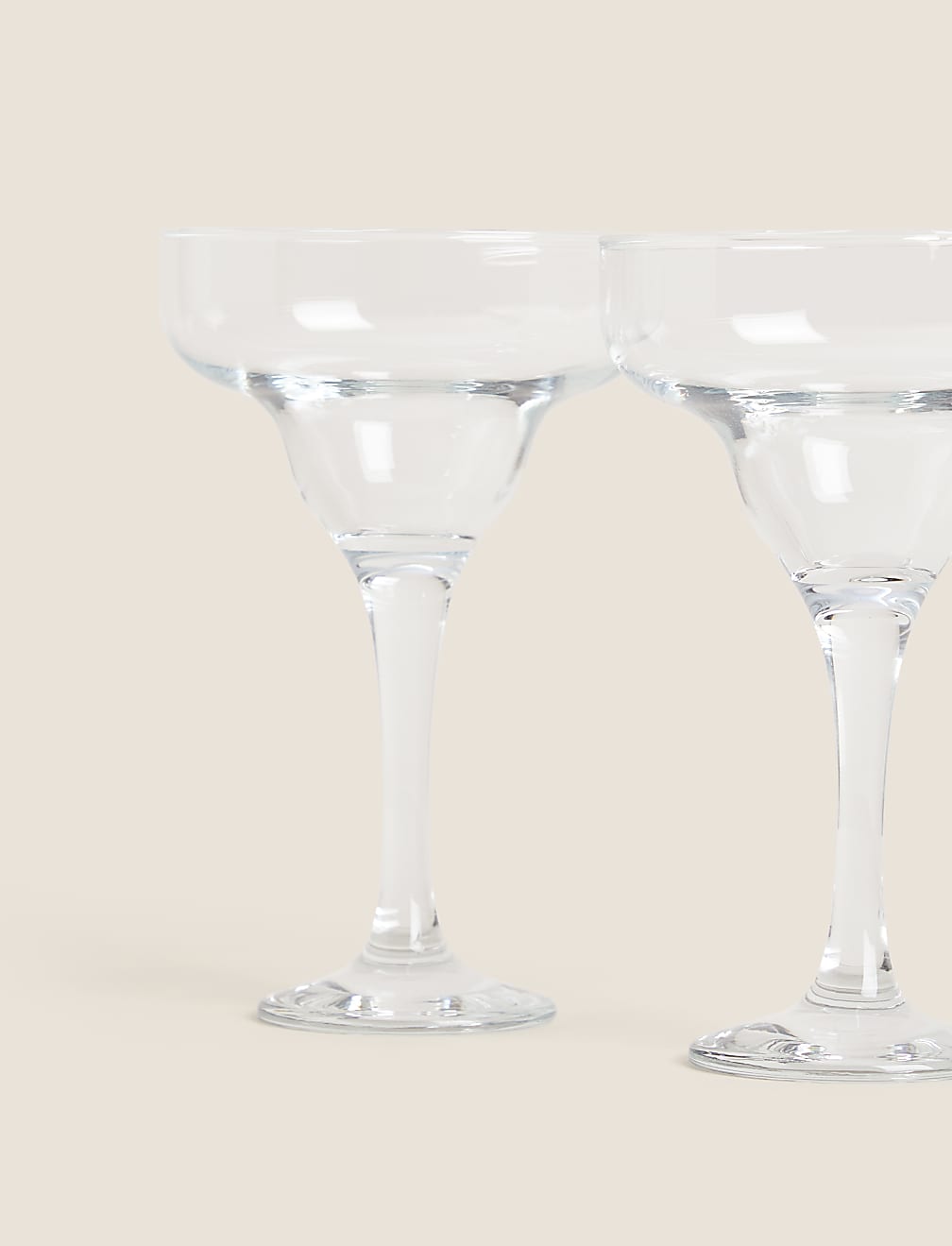 Set of 2 Margarita Glasses
