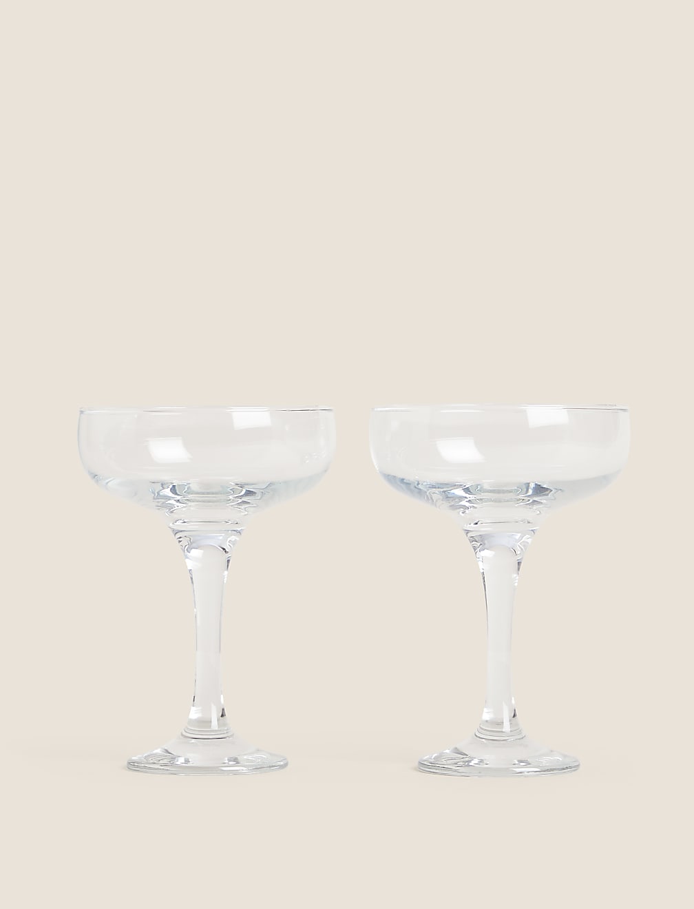 Set of 2 Passion Star Martini Glasses