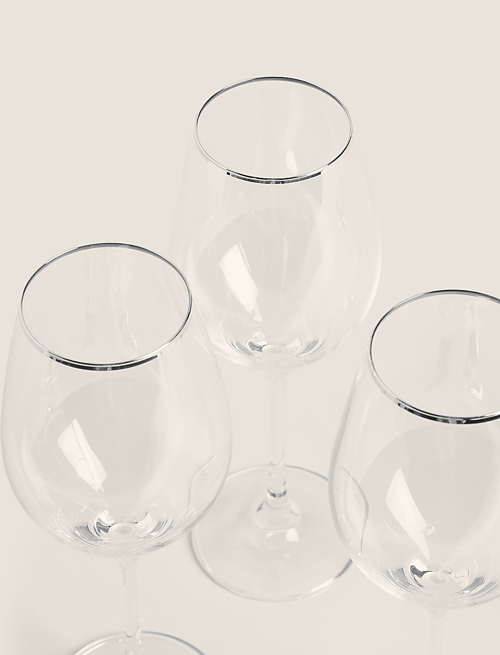 Set of 4 Maxim Platinum White Wine Glasses
