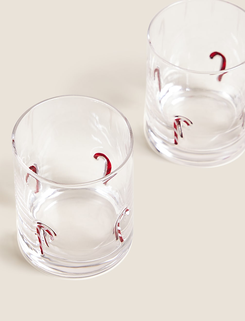 Set of 2 Candy Cane Tumblers