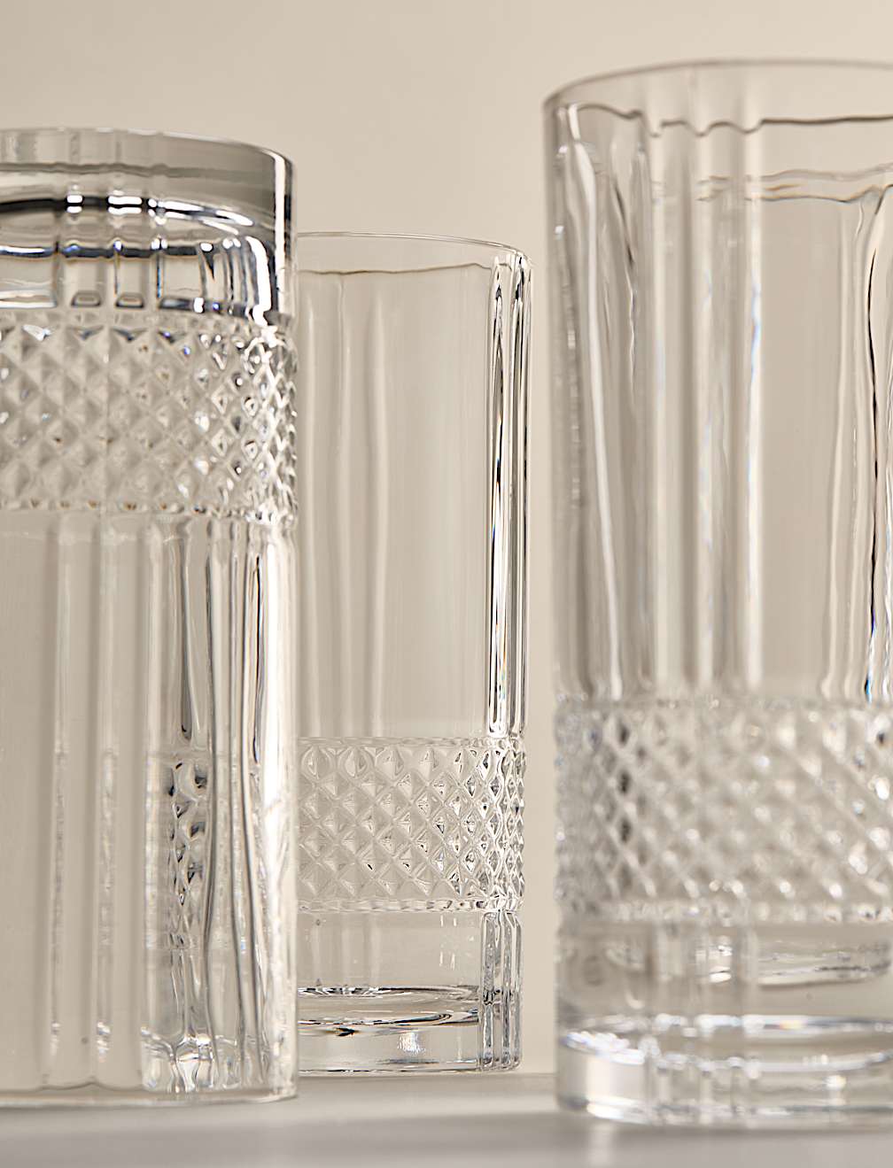 Set of 4 Adeline Hi Ball Glasses