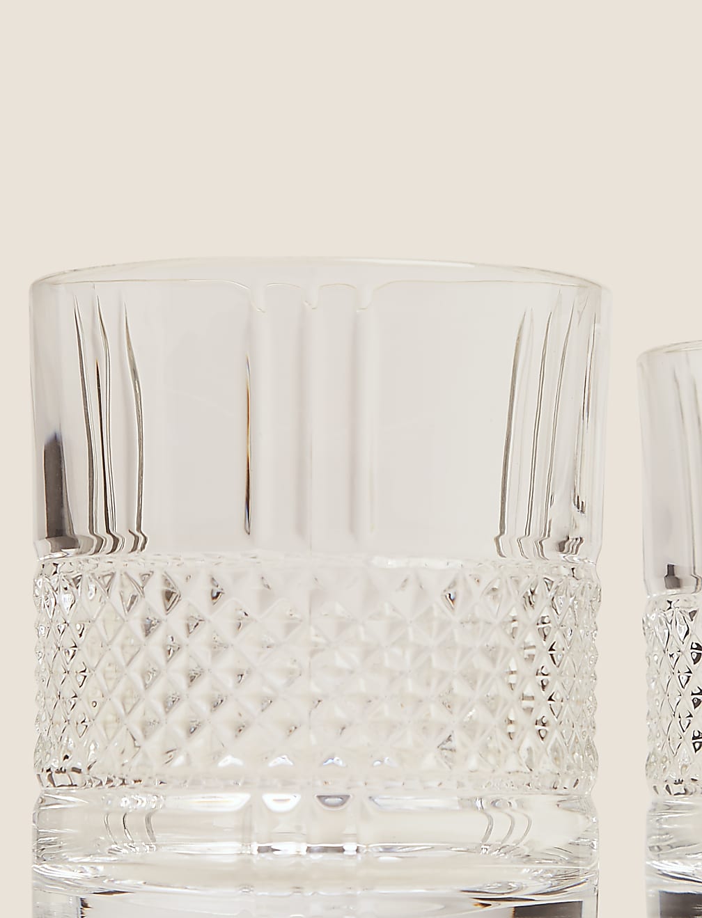 Set of 4 Adeline Glass Tumblers