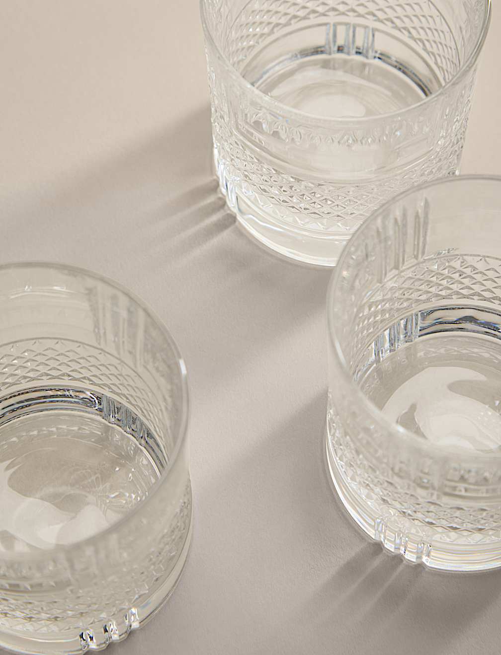 Set of 4 Adeline Glass Tumblers