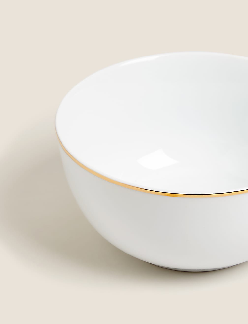 12 Piece Gold Rim Dinner Set