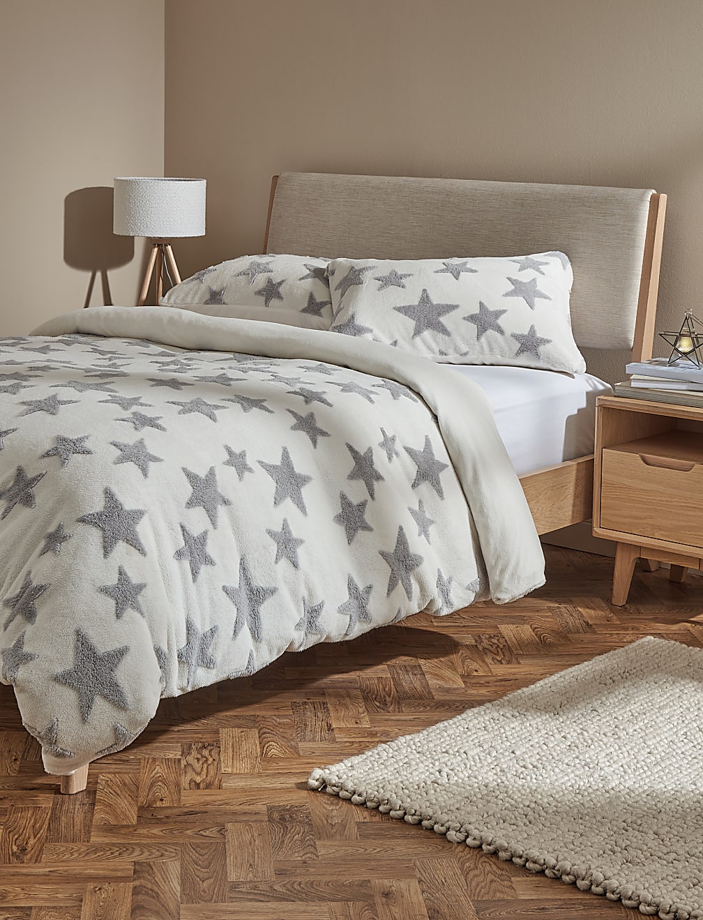 Fleece Star Bedding Set